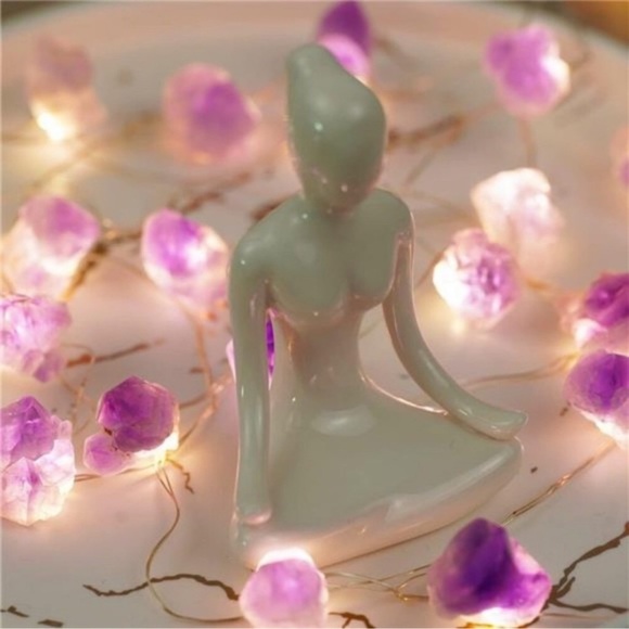 Decorative Lights Plus Amethyst LED String Lights Battery Operated with Remote - Picture 5 of 6